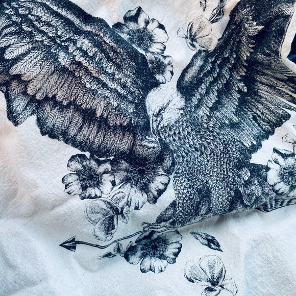 Vintage Spell Eagle Canvas Tote - Picture 1 of 7